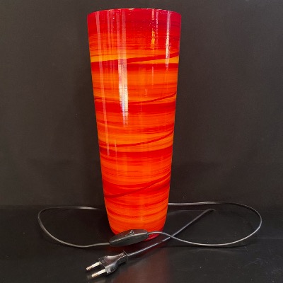 Lampe conique Orange sans motif