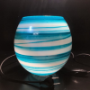 Lampe ronde petite turquoise sans motif