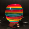 Lampe ronde petite multicolore sans motif